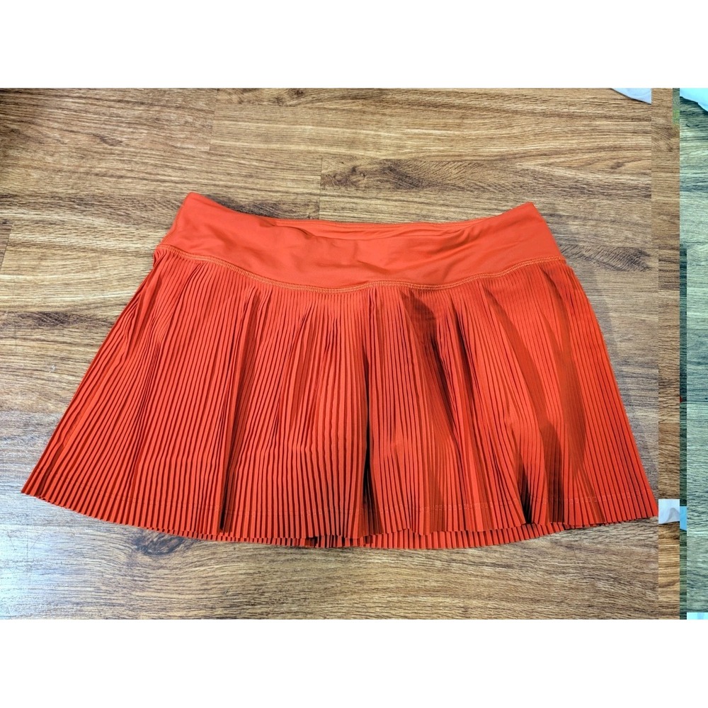 Lululemon Pleat To Street Skirt Skort Red Size 8